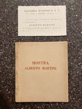Mostra Alberto Martini. Gennaio 1927