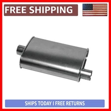 Universal Fit Turbo Muffler - 2.5” Inlet/Outlet, Lightweight & Versatile Design