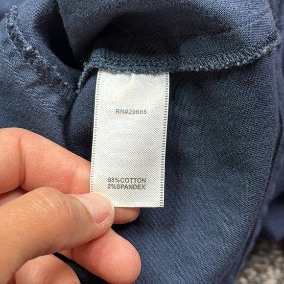 Pendleton Navy Blue Button Crop Jacket Size Small - image 8