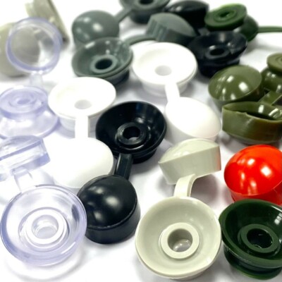 100 WELLPVC DACH KUNSTSTOFF SCHRAUBE ABDECKBAND KAPPE ONDULINE VISTALUX ARIEL