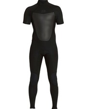 BILLABONG Men's 2/2 ABSOLUTE COMP BZ S/S Wetsuit - BLK - Medium Tall - NWT 