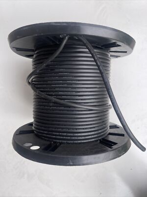 350' P-C6-BLK-1KR Cat 6 550 MHz Black Plenum Cable Spool 23AWG k193