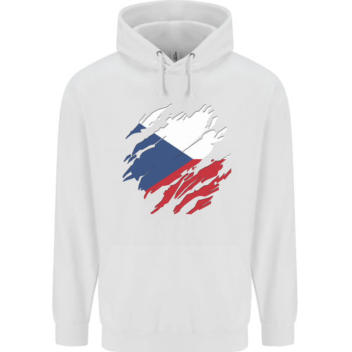 Torn Czechia Flag Czech Republic Day Football Childrens Kids Hoodie - Picture 3 of 88