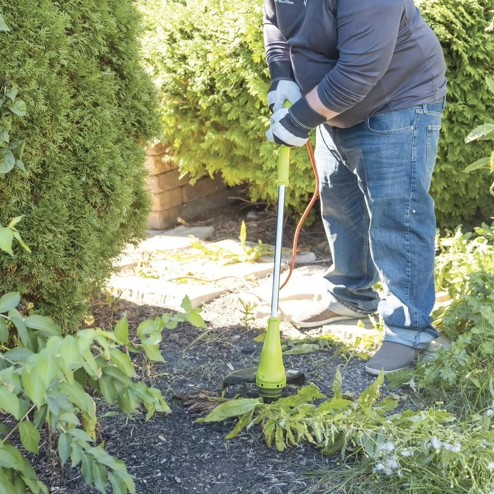 10" 2.6 Amp Corded Electric String Trimmer Dual Line Light Grass Weed Cutter - Image 4 of 4