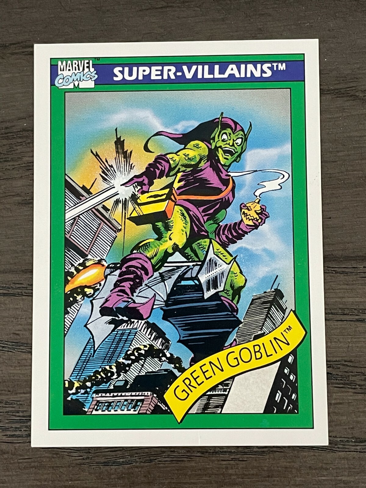1990 Marvel Comics Impel Green Goblin Super-Villains #74