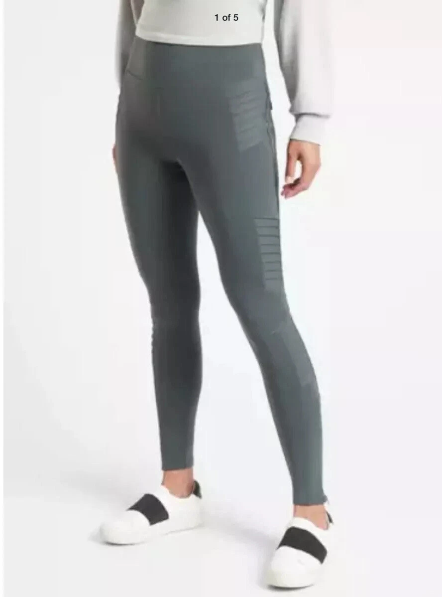 Athleta top moto tights