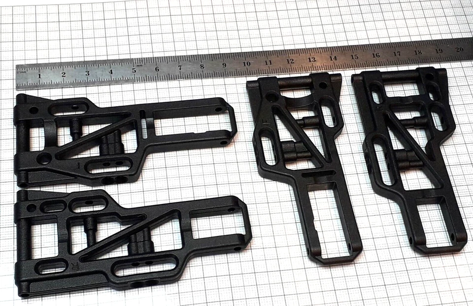 4 RC Car Querlenker Vorderachse Hinterachse Reely Rhino 1:10 RC Buggy (7021) - Bild 2 von 4