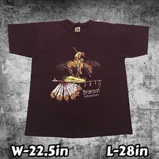 Vintage Branson Missouri Indian Horse Single Stitch T Shirt Made In USA Size XL