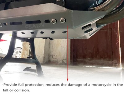Protector De Chasis Y Motor Para Moto NX500 Y NX400 - Placa De Aluminio Resistente Para Evitar Daños