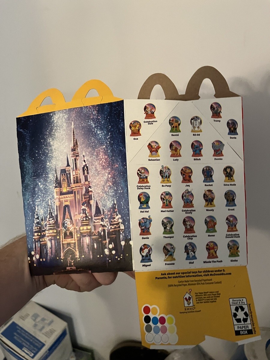 2021 McDonald's WALT DISNEY WORLD 50th ANNIVERSARY Happy Meal Box