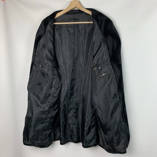 Jordan Craig Jacket Black Faux Fur Swirl Print Collared Buttons Pockets Size 2XL - Picture 3 of 11