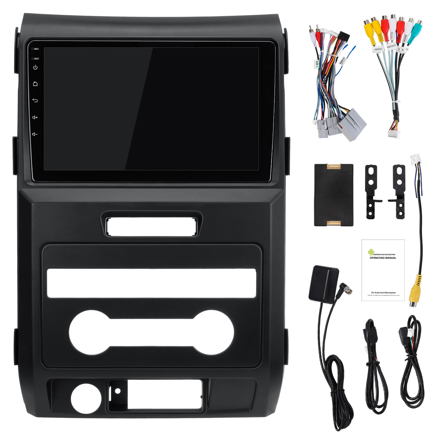 For Ford F150 2009-2012 Apple Carplay Android 13 Car Stereo Radio WiFi GPS /Kit