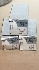 3x DVY 650W 120V Photo Projection LIGHT BULB Studio LAMP Projector  GE