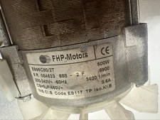 Dryer Motor FOR Wascomat TD3030, 200-240v 60Hz 2PH Motor P/N:487021575 [USED]