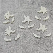 5pack White Dragon Plume For Helmets Blocks Accessories for Minifigures C9ymf1