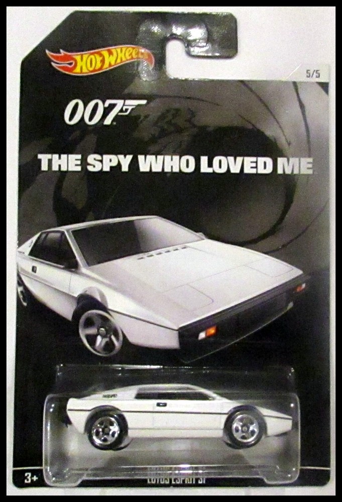 Hot Wheels White Lotus Esprit S1 3-Pack 007 Spy Who Loved Me