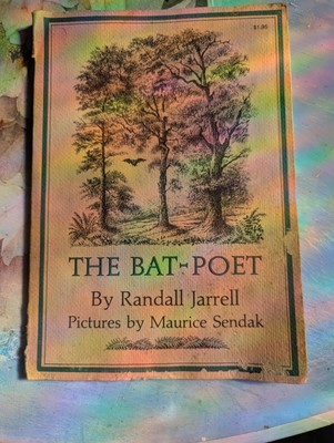 The Bat-Poet by Randall Jarrell -Illustrated by Maurice Sendak  Like New Hc,Dj