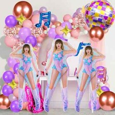 3pcs 110cm Taylor Swift Concert Look GIANT Foil Balloon Shape Decoration Party