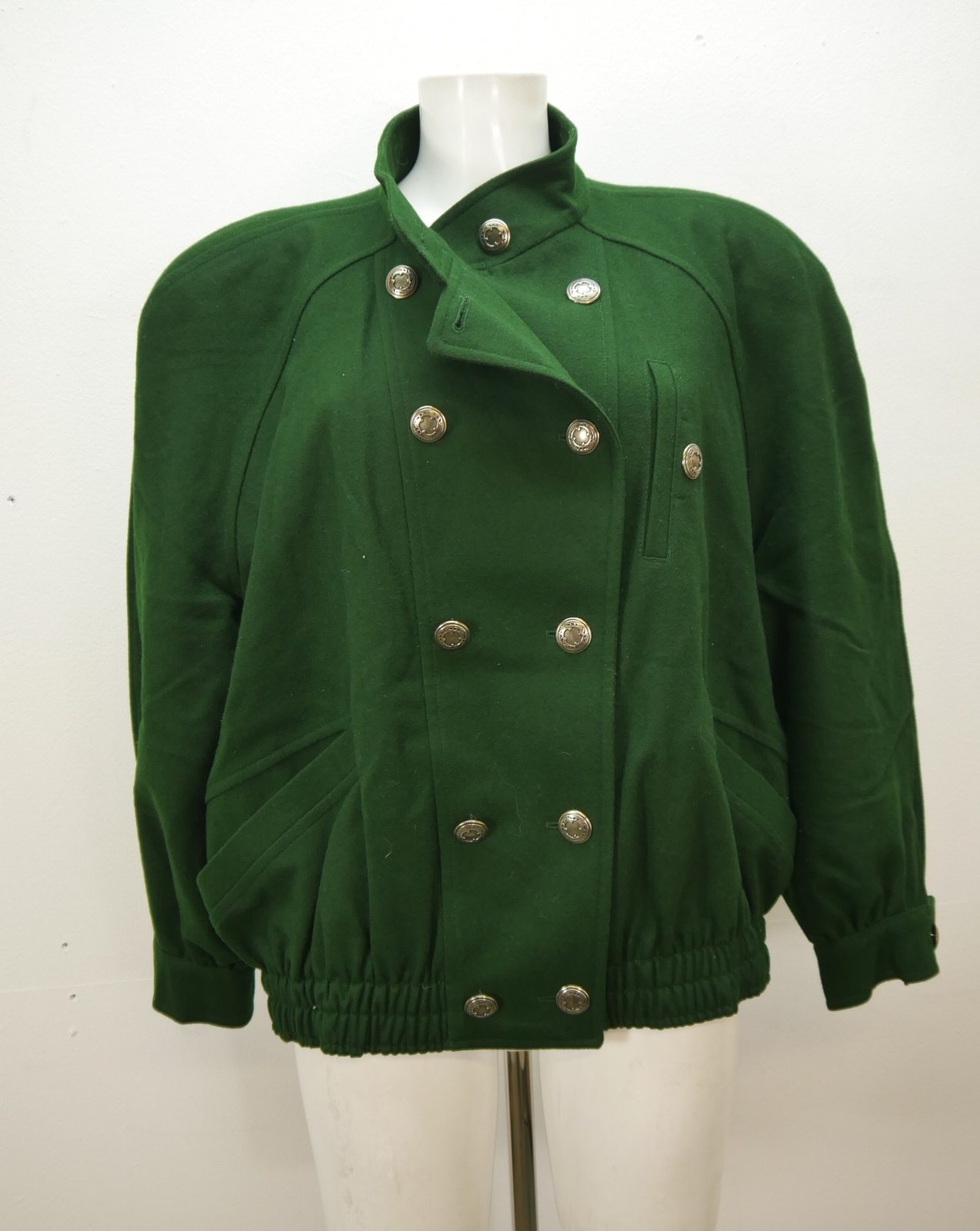 FILA Lodenfrey costume tradizionale blouson 2 aironi taglio ampio verde giacca tradizionale taglia 44