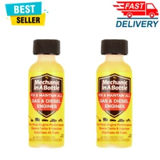 2pk Mechanic in a Bottle Fuel System Fix All Additive 4 oz. Bottle - Free Ship