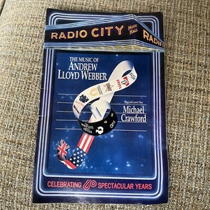 1992 - Radio City Music Hall Program - The Music Of Andrew Lloyd Webber