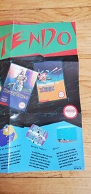 Sqoon Nintendo NES IREM Broderbund Large Promo Poster Insert BRO-NES-US NO GAME