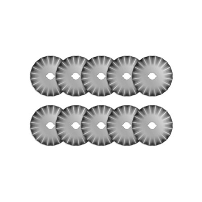 TEXI 4102 ROTARY CUTTER BLADE 45 MM, WAVY 2, 10 PCS./PACK