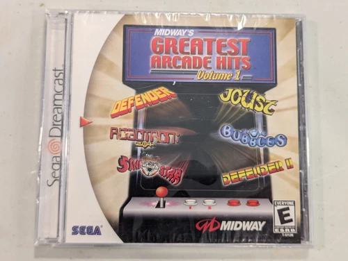 Midway's Greatest Arcade Hits Volume 2 for Sega Dreamcast. Brand New/Sealed.