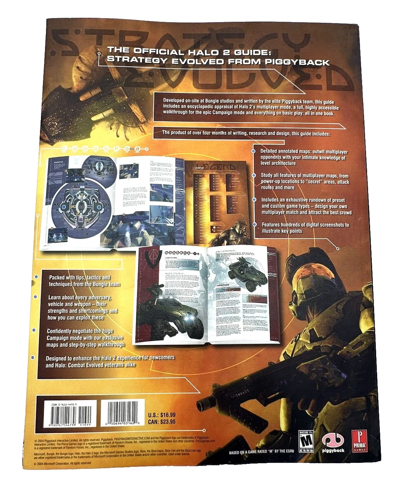 Halo 2 : The Official Guide by David Hodgson (2004, Xbox, Strategy Guide) - Image 2 of 2