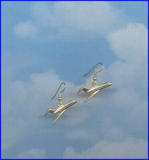 Gulfstream III Earrings Aircraft Airplane Plane 99's Aviatrix Made in the USA