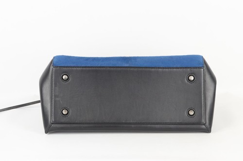 CELINE EDGE MITTELWADENHAAR UND LEDER SCHULTERTASCHE - Bild 6 von 10