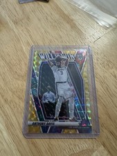 2020-21 Panini Mosaic - Will to Win Gold Mosaic Prizm #20 Anthony Davis #25/99