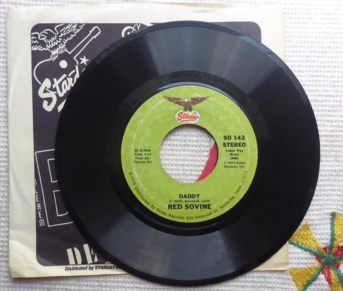 Red Sovine 45 RPM Record-Teddy Bear - Foto 2 di 2