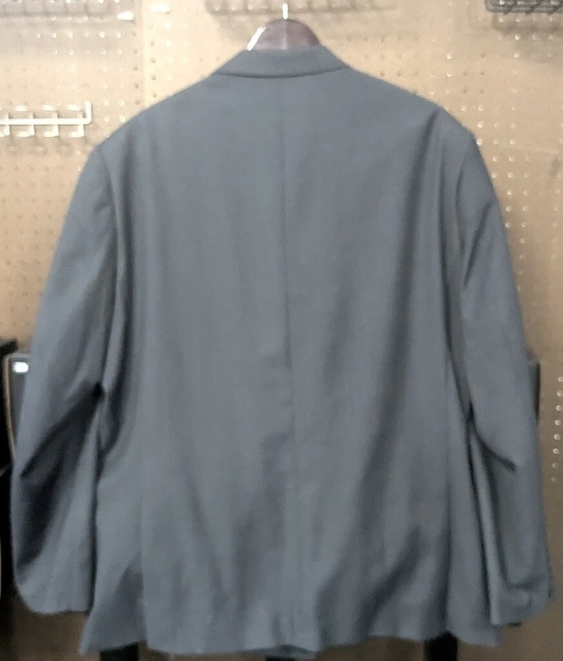 "Traje de hombre Gino Valentino Milano gris Dbl pantalones de pecho 42"" chaqueta 48L" Foto 2 de 3