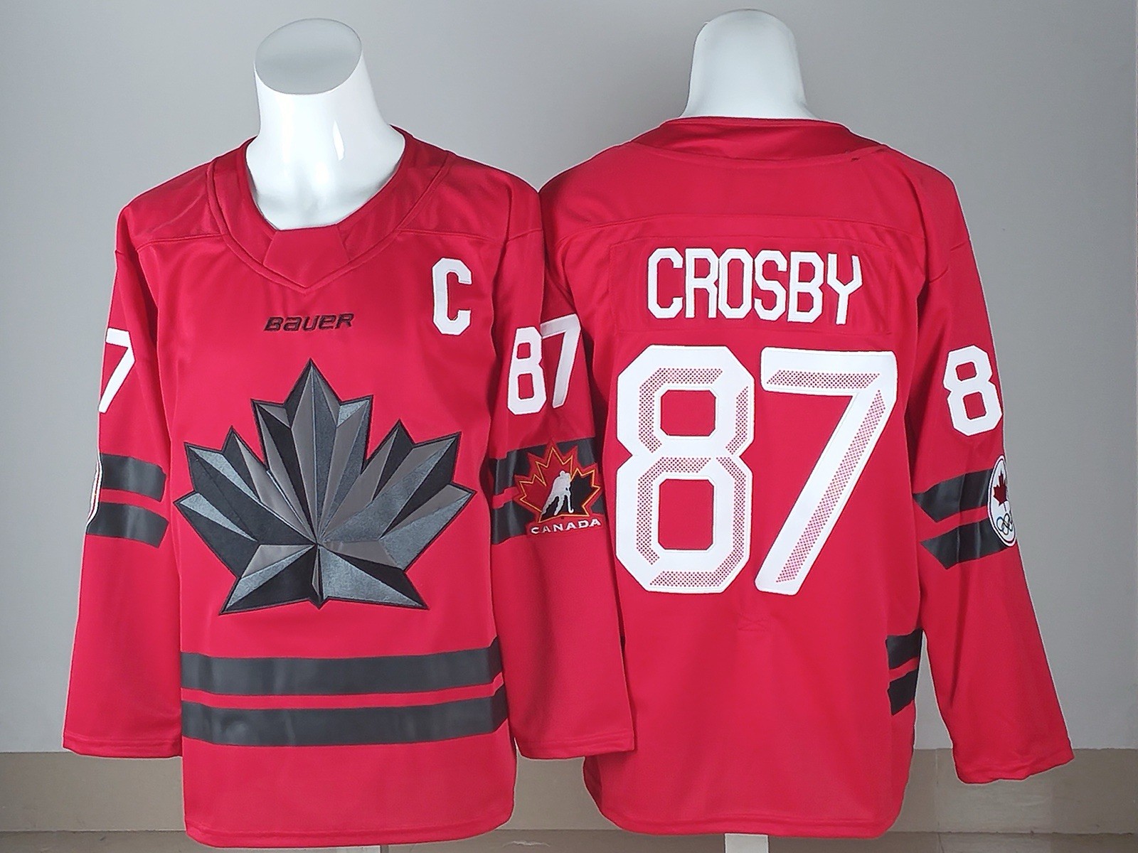 Canada Red Olympics 2026 Hockey Jersey Crosby #87 Sizes: S-3Xl - Youth:s/M-L/Xl