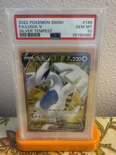 POKEMON SWORD & SHIELD FULL ART LUGIA V 185/195 SILVER TEMPEST 2022 PSA 10 on eBay
