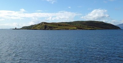 Foto 6x4 Little Cumbrae Millport Eine Weitwinkelaufnahme der Insel aufgenommen f c2017