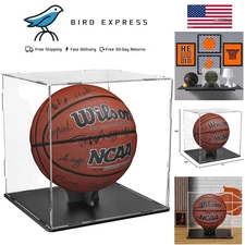Basketball Display Case Stand, Clear Acrylic for Soccer ball or Volleyball