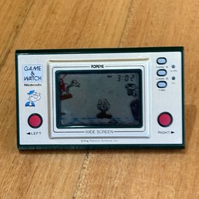 Nintendo Game & Watch Popeye Wide Screen Handheld Game Vintage 1981 Grade A