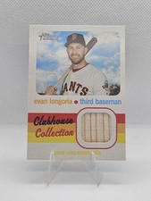Topps 2020 Heritage Clubhouse Collection Relic Evan Longoria Giants #CCR-EL