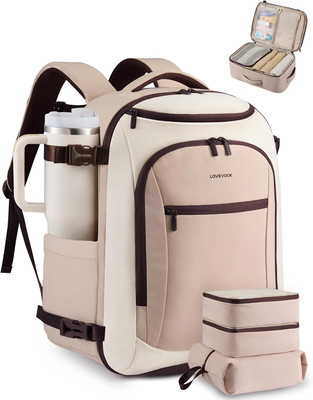 40L Travel Backpack for Women & Men,Airline Approved Carry on Backpack with 3 Pa