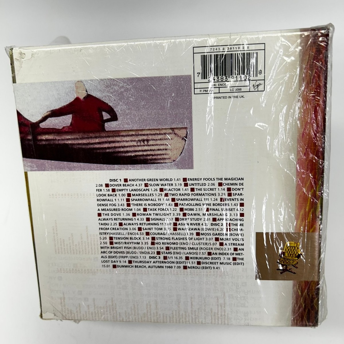 Brian Eno – Instrumental CD 1994 Remastered Box Set Ambient Virgin