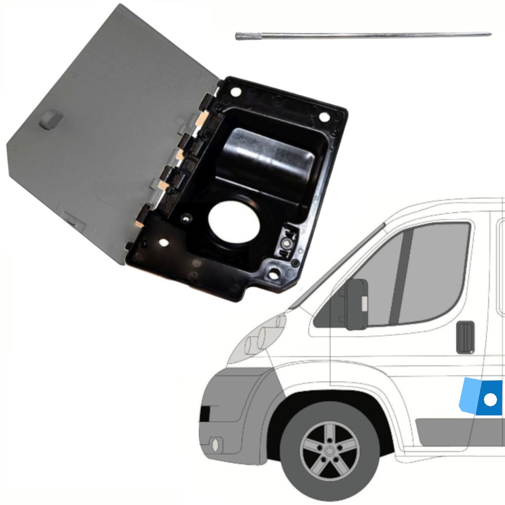 Fuel filler flap for Fiat Ducato 2006-2014 / Left