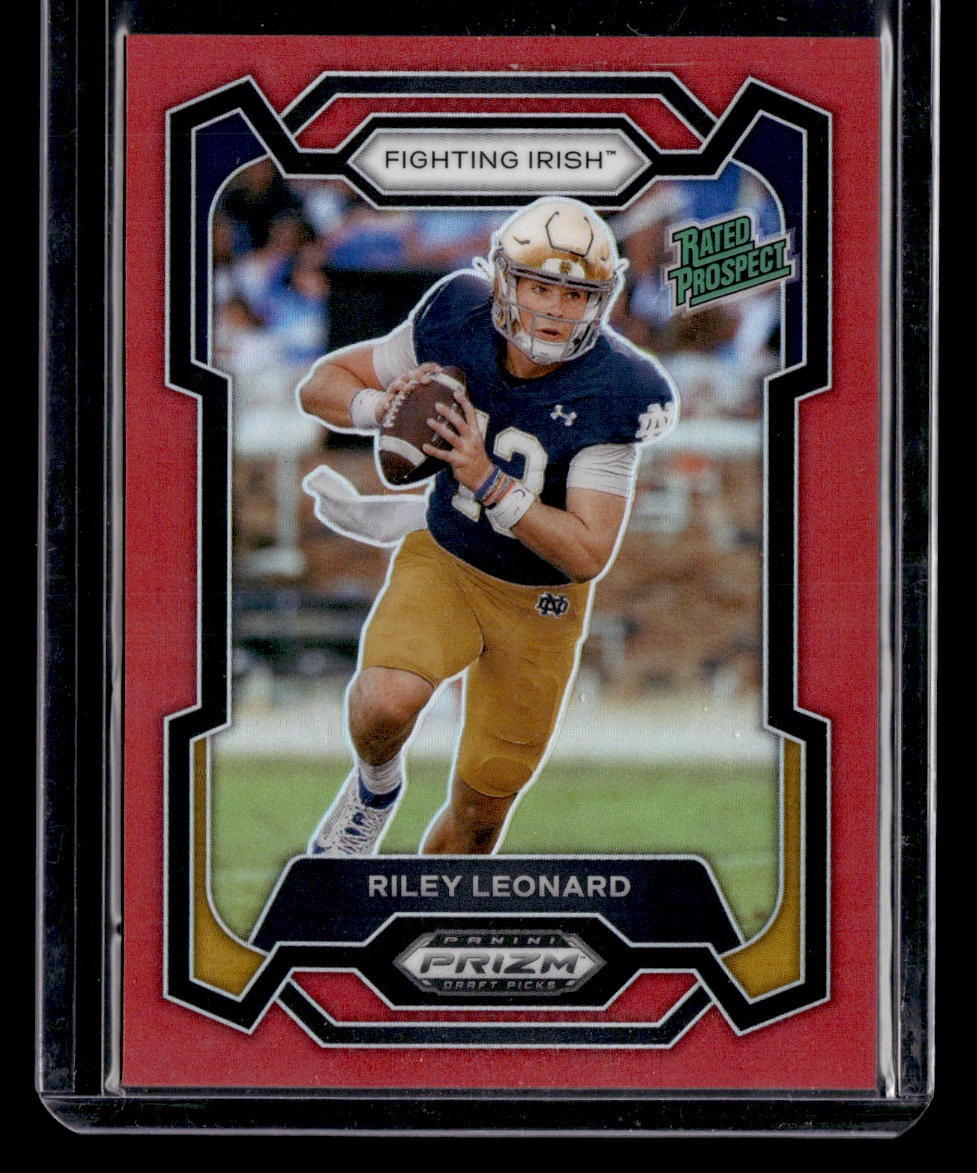 2024 Panini Prizm Draft Picks #106 Riley Leonard Red #/299