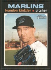 2020 Topps Heritage #679 Brandon Kintzler Miami Marlins 49015