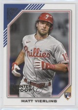 2022 Topps Gallery Printer Proof Matt Vierling #193 4s2