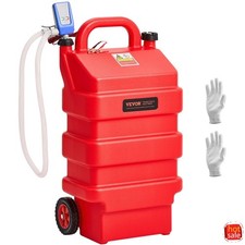 Vevor 16 Gallon Portable Fuel Caddy 12v Dc Pump Auto-stop Nozzle Red Vevor 16 Gallon Portable Fuel Caddy 12v Dc Pump Auto-stop Nozzle Red