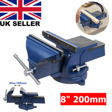 8 Inch Heavy Duty Work Bench Vice Engineer Jaw Swivel Base Workshop Vise Clamp