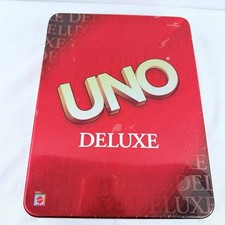 UPC 027084000016 product image for UNO Deluxe Edition Card Game Metal Tin 2002 Factory Sealed | upcitemdb.com