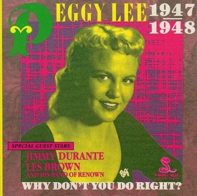 Peggy Lee - Why Dont You Do Right CD ** Free Shipping**
